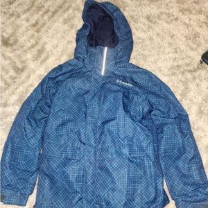 Columbia winter jacket, inside fleece jacket, size Medium, excellent condition.